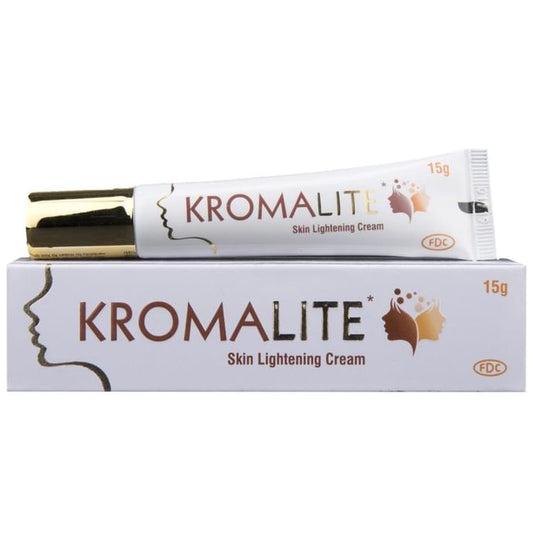 Kromalite Skin Lightening Cream with Tyrostat 9 & Kojic Acid
tube of 15 gm Cream