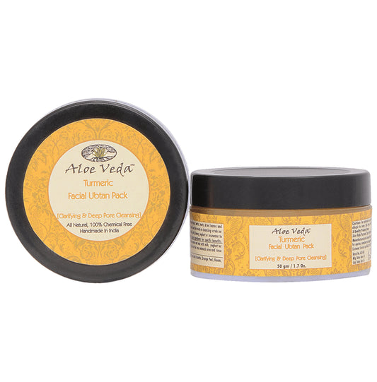 Aloe Veda Turmeric Facial Ubtan Pack
jar of 50 gm Face Pack