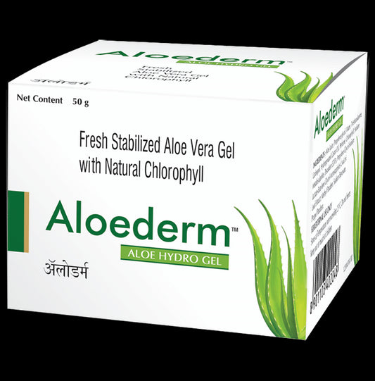 Aloederm Aloe Hydro Gel
jar of 50 gm Gel