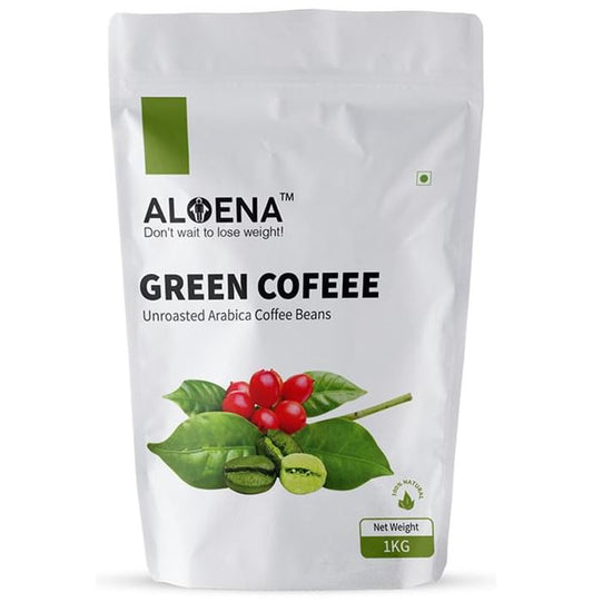 Aloena Unroasted Arabica Green Coffee Beans
packet of 1 kg Beans