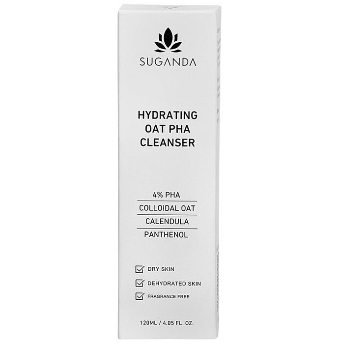 Suganda Hydrating Oat PHA Cleanser
bottle of 120 ml Cleanser