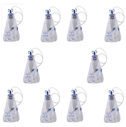 Alpha Urometer Uromeasure Bag with Measure Flexible Bottle
combo pack of 10 units