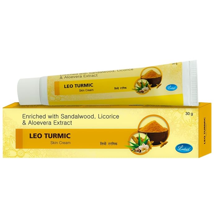 Leeford Leo Turmic Skin Cream with Sandalwood & Aloevera Extract
tube of 30 gm Cream
