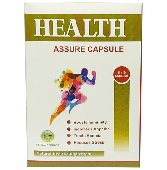 Alsence Health Assure Capsule (50 Each)
box of 1 Pack