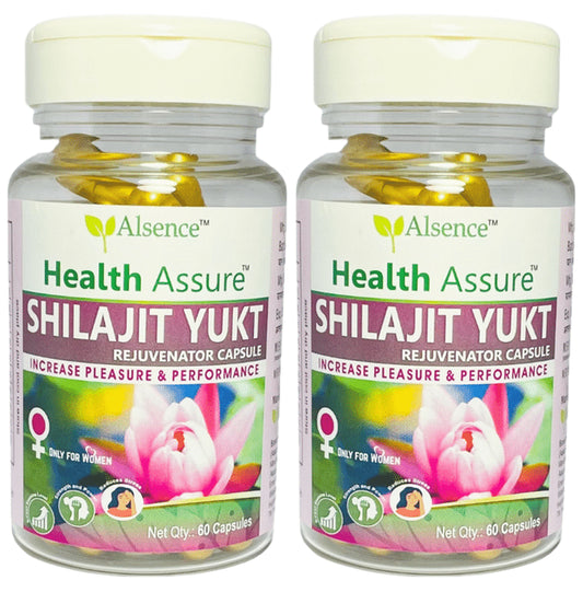 Alsence Health Assure Shilajit Yukt Rejuvenator Capsules For Women (60 Each)
combo pack of 2 bottles