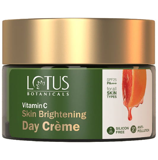 Lotus Botanicals Vitamin C Skin Brightening Day Creme SPF 25 PA+++
jar of 50 gm Cream