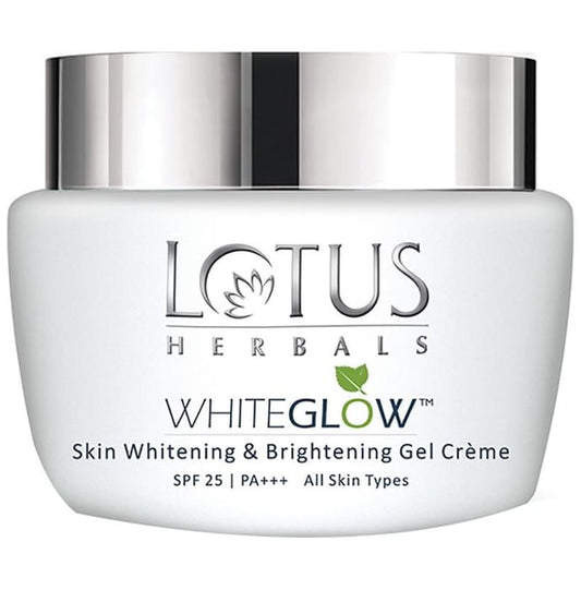 Lotus Herbals WhiteGlow Skin Whitening & Brightening Gel Creme SPF 25 PA+++
jar of 40 gm Cream