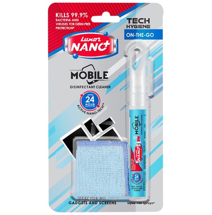 Luxor Nano Mobile Disinfectant Cleaner On-The-Go
pump bottle of 10 ml Spray