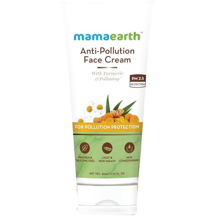 Mamaearth Anti-Pollution Face Cream | Paraben & Silicone-Free | For All Skin Types
tube of 80 ml Cream
