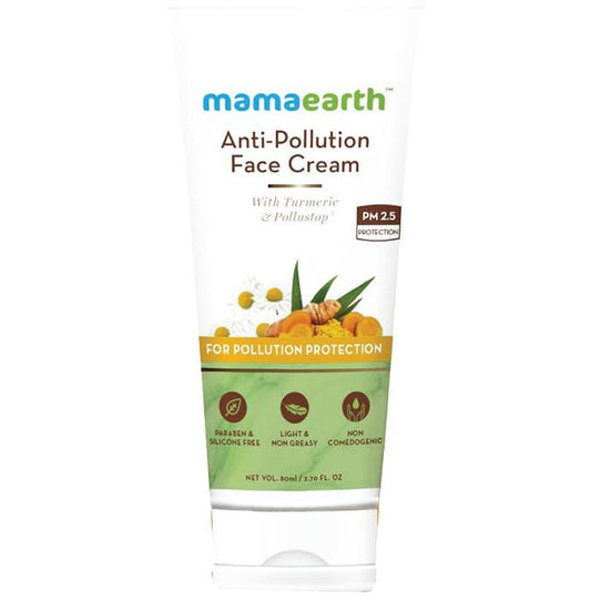 Mamaearth Anti-Pollution Face Cream | Paraben & Silicone-Free | For All Skin Types
tube of 80 ml Cream