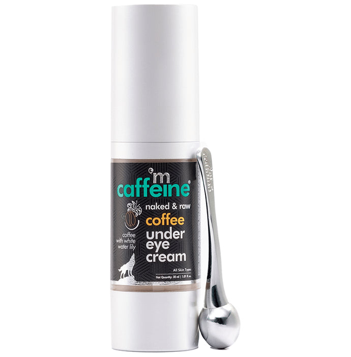 mCaffeine Naked & Raw Coffee Under Eye Cream | For Eye Care | For All Skin Types
bottle of 30 ml Cream