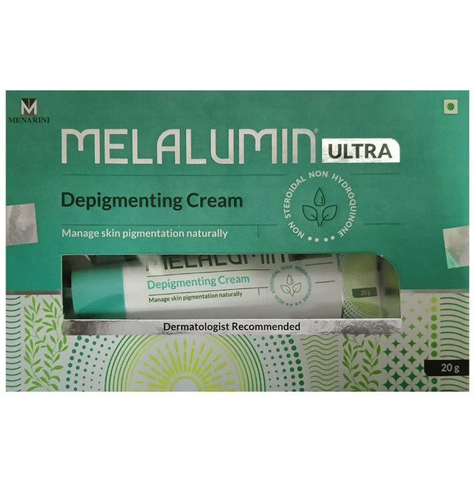 Melalumin Ultra Depigmenting & Skin Lightening Cream
tube of 20 gm Cream