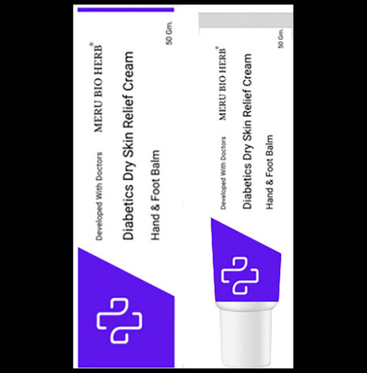 Meru Bio Herb Diabetics Dry Skin Relief Cream
tube of 50 gm Cream