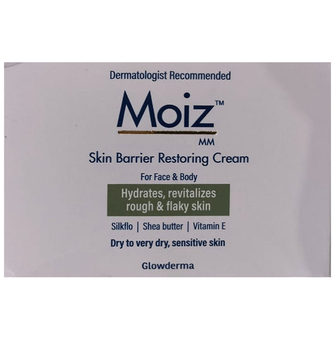 Moiz MM Skin Barrier Restoring Cream with Shea Butter & Vitamin E | For Dry to Very Dry, Sensitive Skin
jar of 150 gm Cream