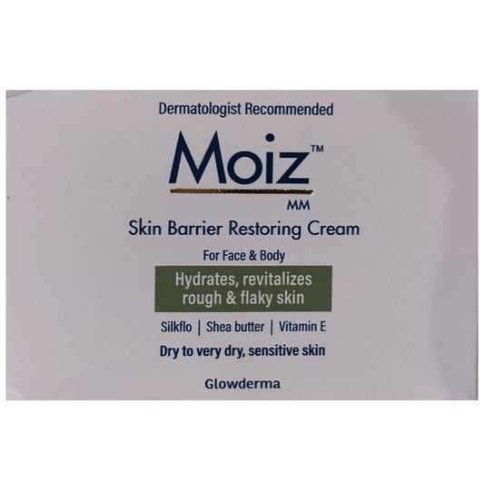 Moiz MM Skin Barrier Restoring Cream with Shea Butter & Vitamin E | For Dry to Very Dry, Sensitive Skin
jar of 150 gm Cream