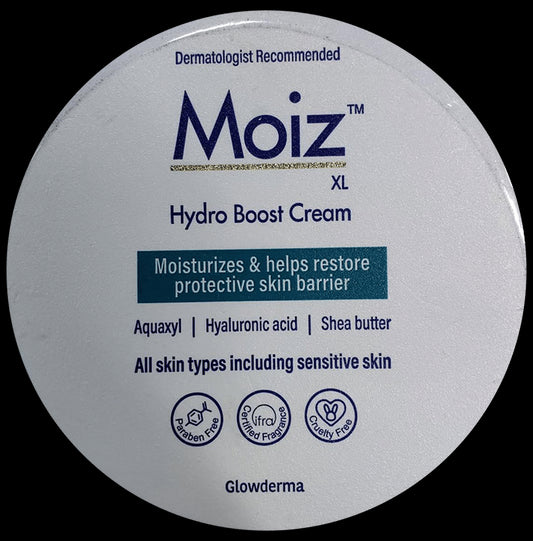 Moiz XL Hydro Boost Cream | For All Skin Types Including Sensitive Skin | Paraben-Free
jar of 200 gm Cream