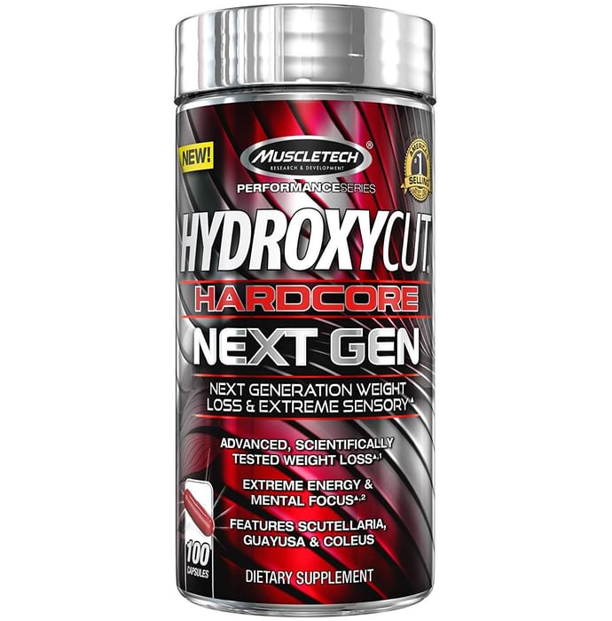Muscletech Hydroxycut Hardcore Next Gen Capsule
bottle of 100 capsules