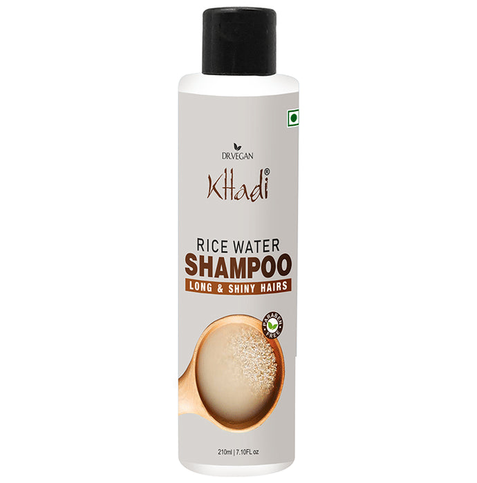Dr. Vegan Khadi Rice Water Shampoo
bottle of 210 ml Shampoo