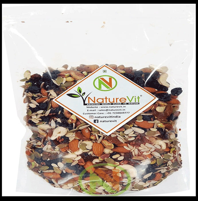 ?Nature Vit Mix Dry Fruits, Nuts & Seeds
packet of 400 gm Dry Fruits