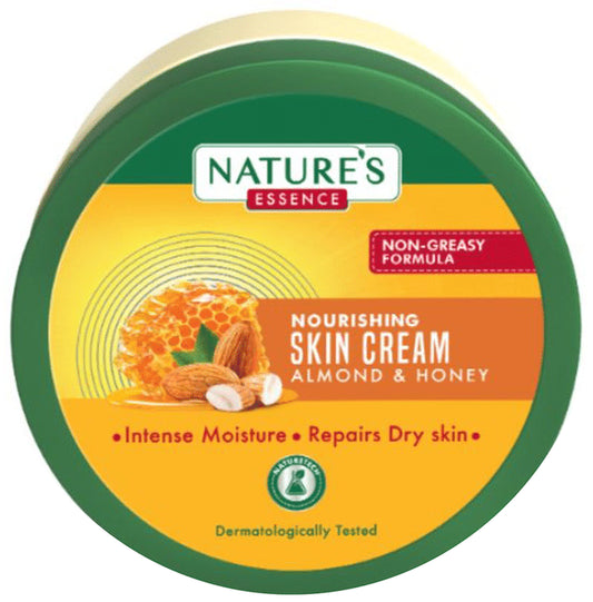 Nature's Essence Nourishing Skin Cream Almond & Honey
jar of 100 ml Cream
