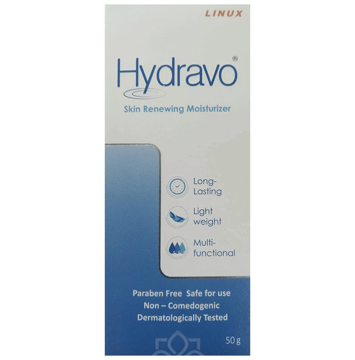 Hydravo Skin Renewing Lightweight Moisturizer | Paraben Free
tube of 50 gm Cream
