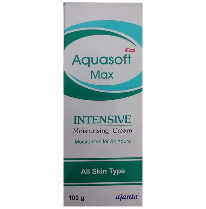 New Aquasoft Max Intensive Moisturising Cream | For All Skin Types
tube of 100 gm Cream
