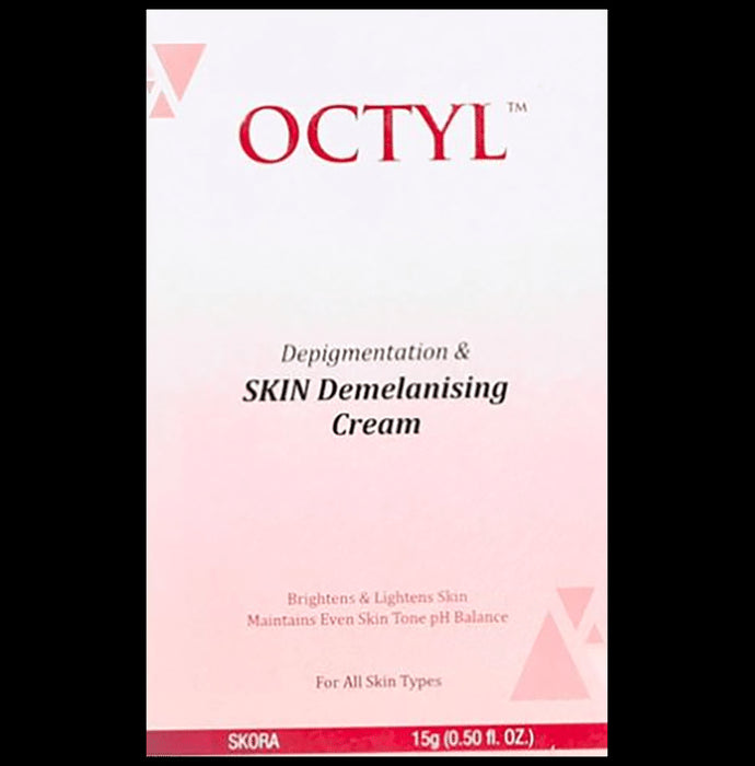 Octyl Depigmentation and Skin Demelanising Cream
tube of 15 gm Cream