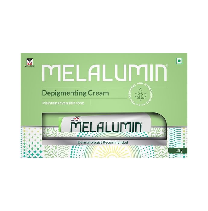 Melalumin Depigmenting Cream | Maintains Even Skin Tone
tube of 15 gm Cream