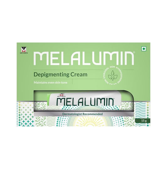 Melalumin Depigmenting Cream | Maintains Even Skin Tone
tube of 15 gm Cream