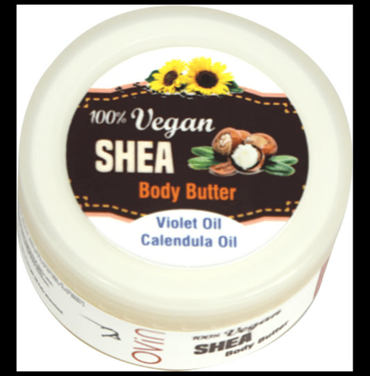 Ovin 100% Vegan Body Butter with Shea Butter, Calendula, Olive Oil for Deep Moisturization, Stretch Marks & Dry Skin Cream
jar of 50 gm Cream