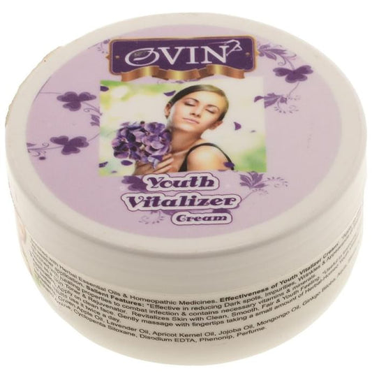 Ovin Youth Vitalizer Herbal Cream for Anti Aging , Under Eye Dark Circles & Skin Firming
jar of 100 gm Cream