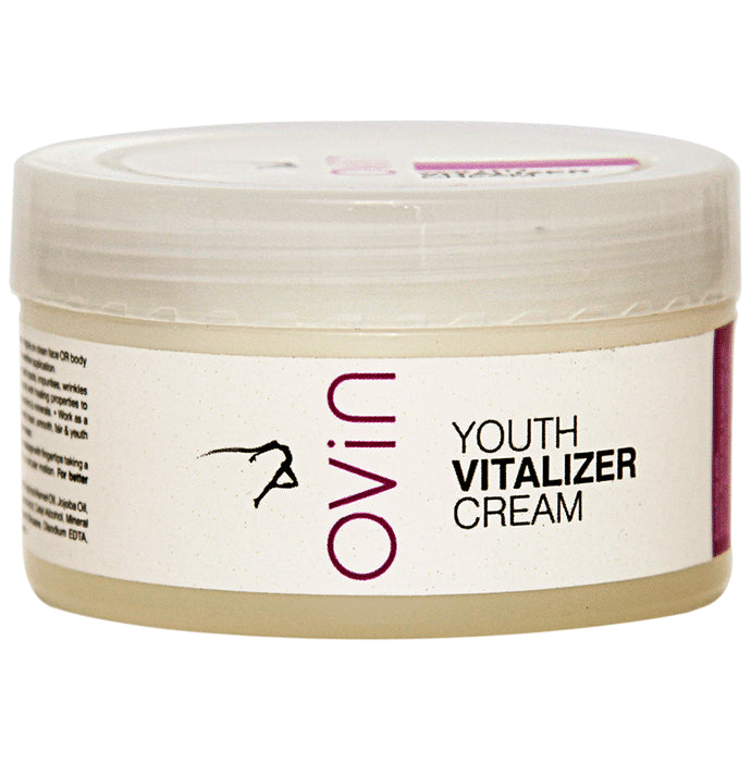 Ovin Youth Vitalizer Herbal Cream for Anti Aging , Under Eye Dark Circles & Skin Firming
jar of 50 gm Cream