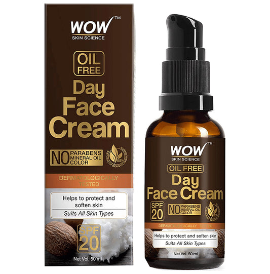 WOW Skin Science Day Face Cream SPF 20
pump bottle of 50 ml Cream