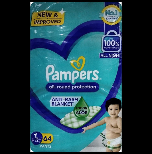 Pampers Baby-Dry Pants Large
packet of 64 diapers