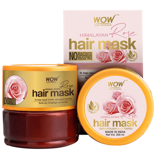 WOW Skin Science Himalayan Rose Hair Mask
jar of 200 ml Cream