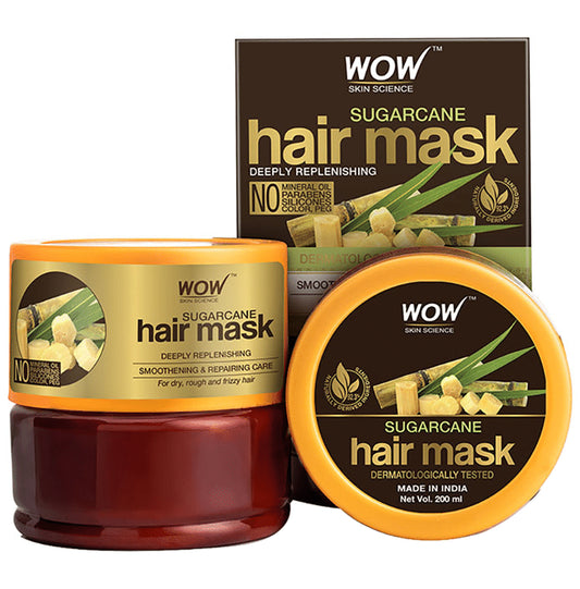 WOW Skin Science Sugarcane Hair Mask
jar of 200 ml Cream