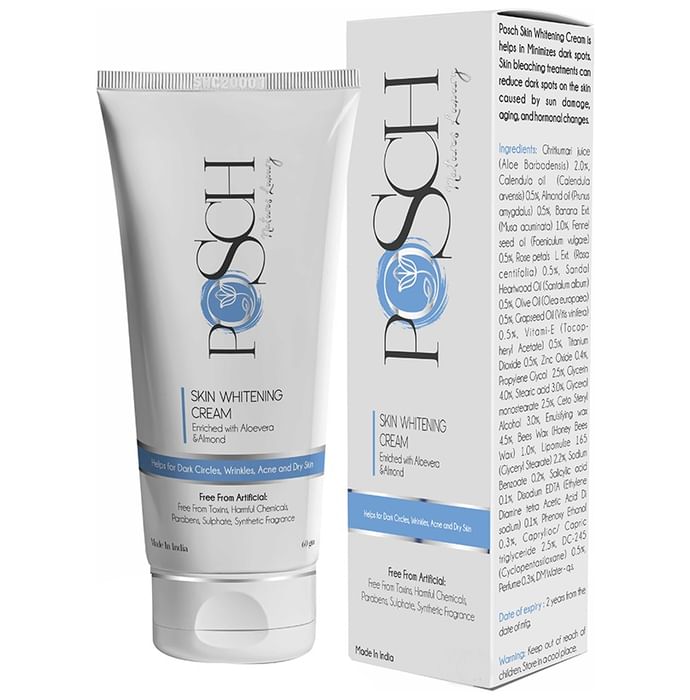 Posch Skin Whitening Cream
tube of 60 gm Cream