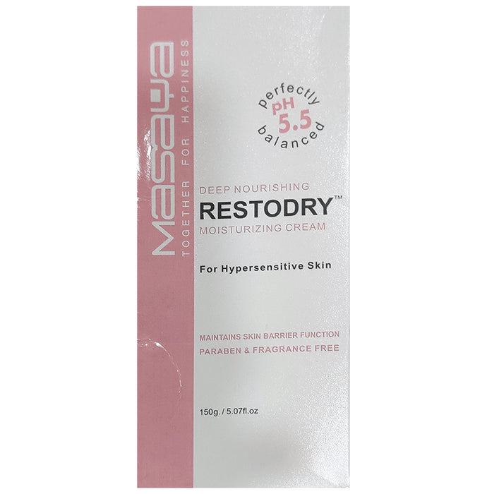 Restodry Deep Nourishing Moisturizing Cream | For Hypersensitive Skin | Paraben-Free
pump bottle of 150 gm Cream