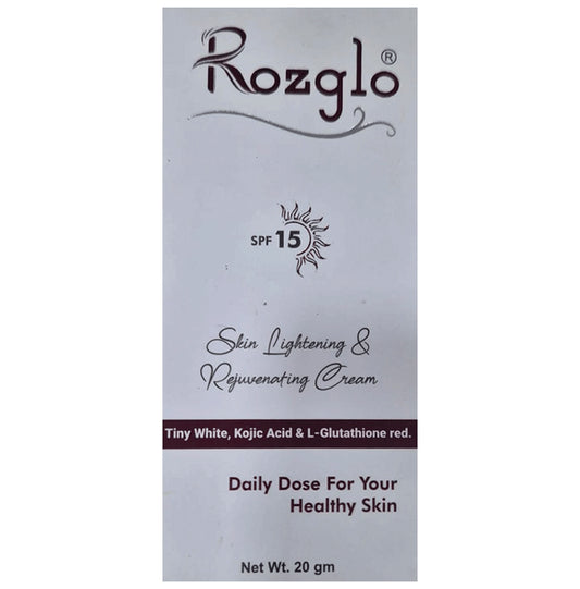 Rozglo Skin Lightening & Rejuvenating Cream
box of 20 gm Cream