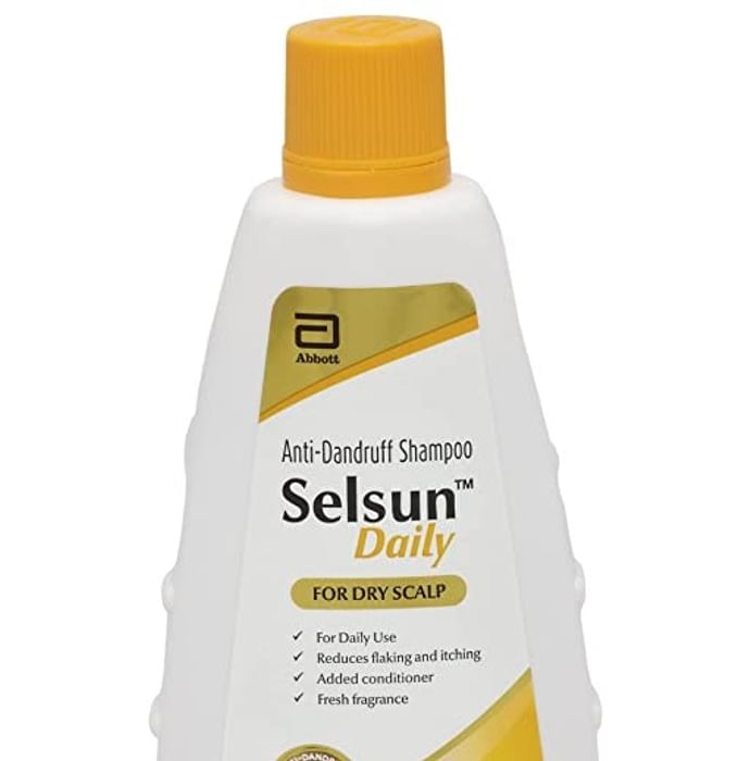 Selsun Daily Anti-Dandruff Shampoo for Dry Scalp (120ml Each)
combo pack of 4 bottles