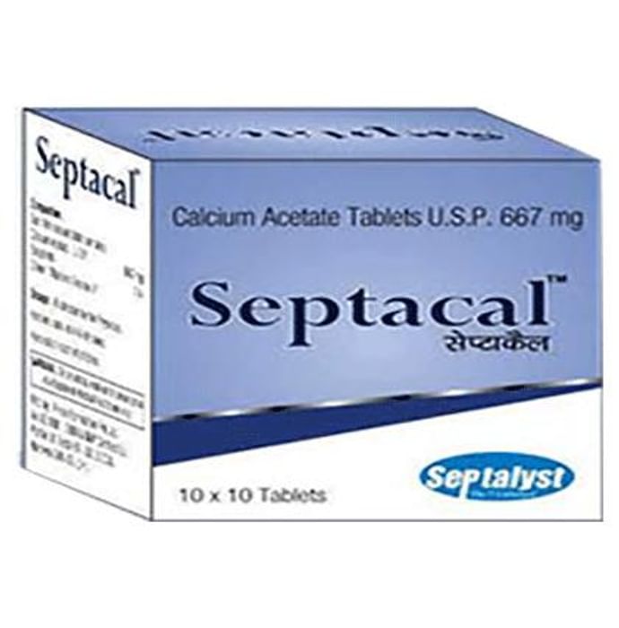 Septacal Tablet
strip of 10 tablets