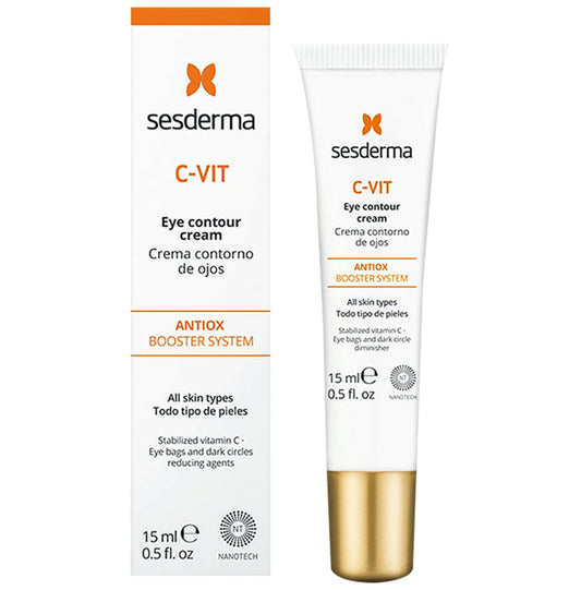 Sesderma C-Vit Eye Contour Cream | For Eye Bags, Dark Circles & Eye Care | For All Skin Types Cream
tube of 15 ml Cream