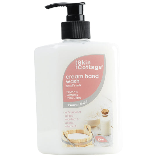Skin Cottage Cream Hand Wash Goats Milk
pump bottle of 500 ml Liquid