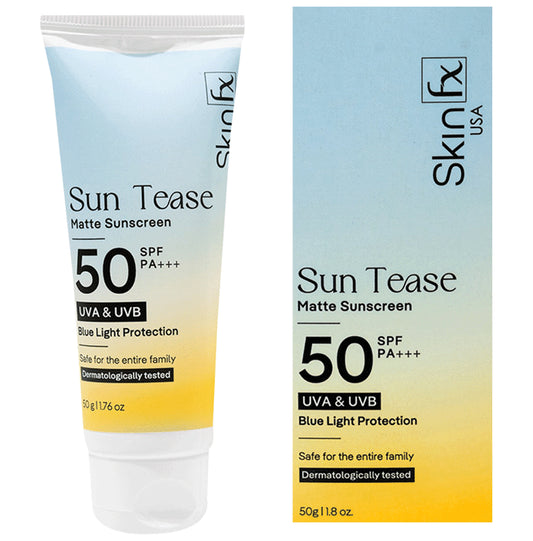 Skin Fx Sun Tease Matte Sunscreen SPF 50 PA+++
tube of 50 gm Cream