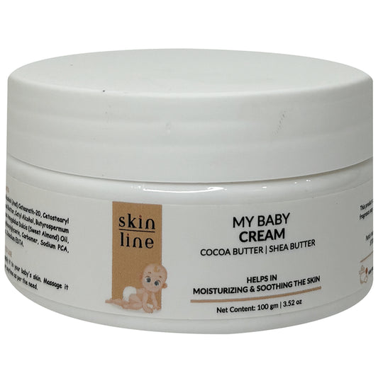 Skinline My Baby Cream Cocoa Butter | Shea Butter
jar of 100 gm Cream