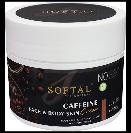 Softal Caffeine Face & Body Skin Cream
jar of 200 gm Cream