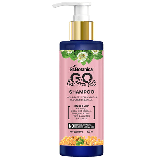 St.Botanica Go Anti Hairfall Shampoo
tube of 200 ml Shampoo