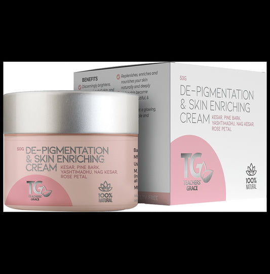 Teachers' Grace De-Pigmentation & Skin Enriching Cream
jar of 50 gm Cream