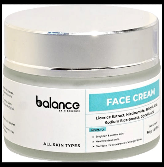 Balance Skin Science Face Cream
jar of 50 gm Cream