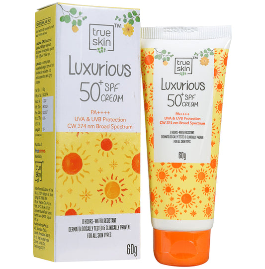True Skin Luxurious SPF 50+ PA++++ Cream
tube of 60 gm Cream